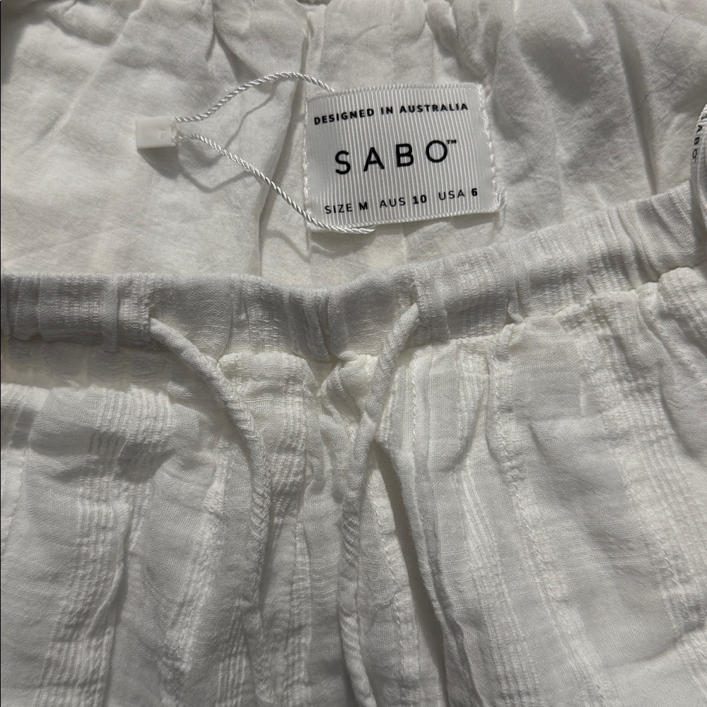 NWT Sabo Skirt Women’s Shorts in 100% Cotton, Size M (US 6) - Picture 2 of 2
